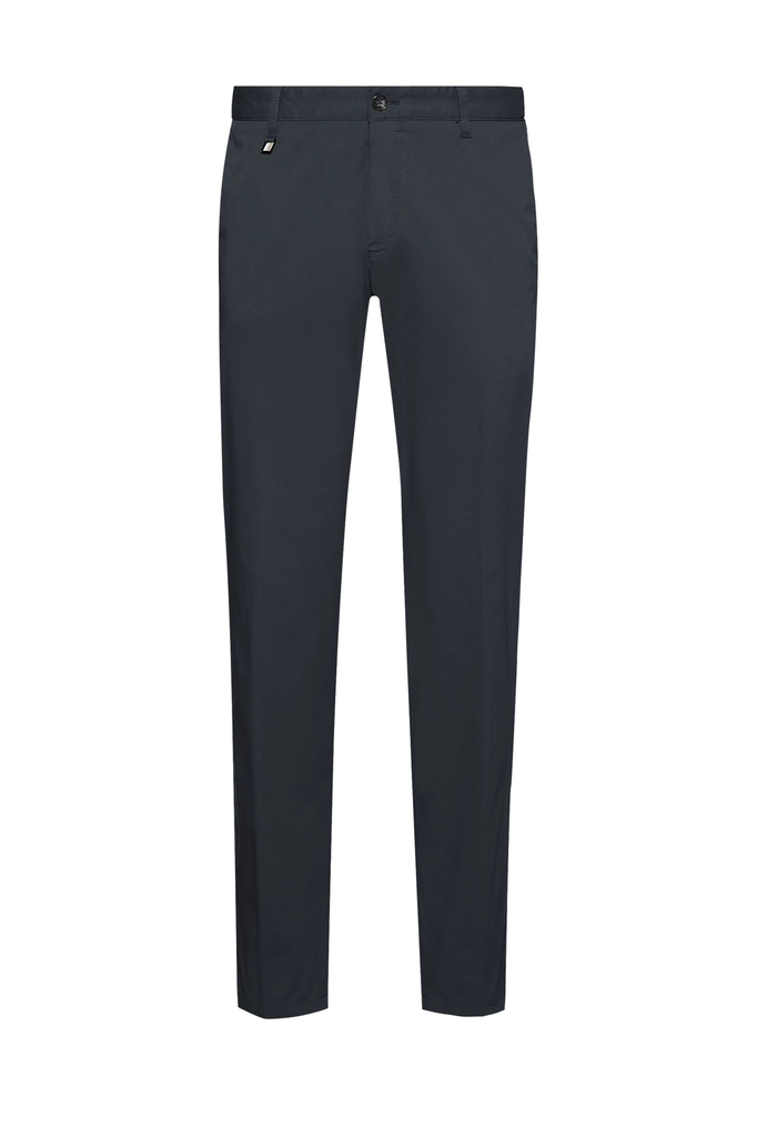 Hugo Boss Mens c-genius-w-2337 Cotton Trousers Dark Blue - Size 38W/32L